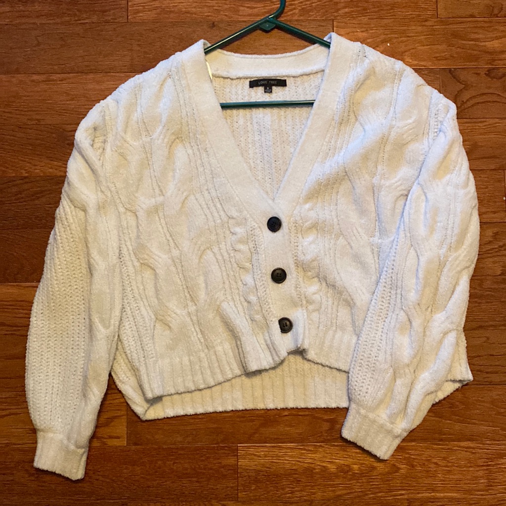 Love Tree Light Button Jacket